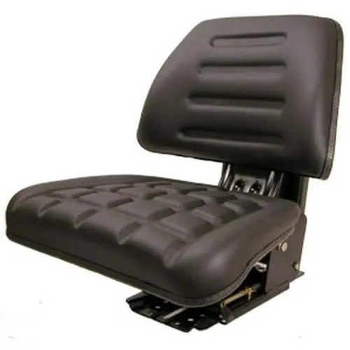 Heavy Duty Farm Tractor Seat W/ Suspension & Trapezoidal Backrest 1