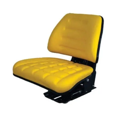 Heavy Duty Farm Tractor Seat W/ Suspension & Trapezoidal Backrest 1