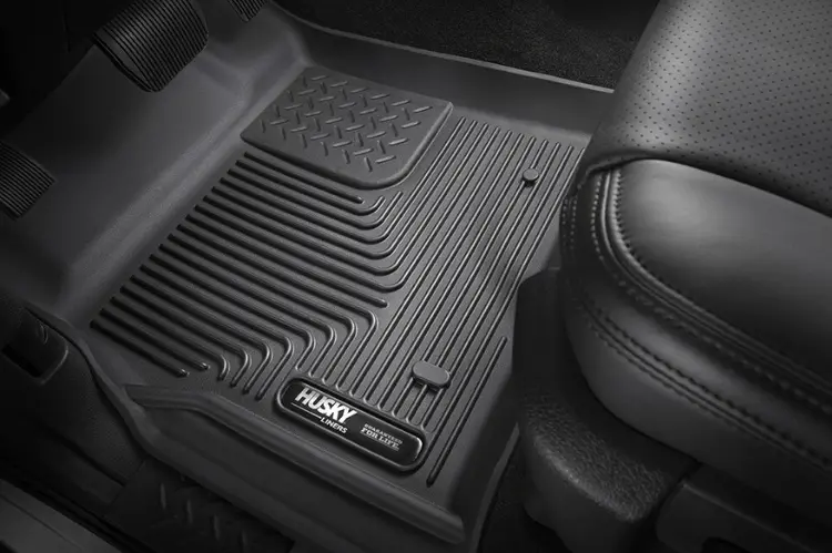Husky Liners 53101 Chevy Silverado 2500Hd/3500Hd 2007-2014 X-Act Contour Floor Mats Front Extended//Crew Cab Black (Also Fits Silverado 1500) 2
