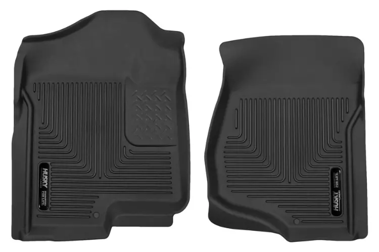 Husky Liners 53101 Gmc Sierra 2500Hd/3500Hd 2007-2014 X-Act Contour Front Floor Mats Extended//Crew Cab Black 1