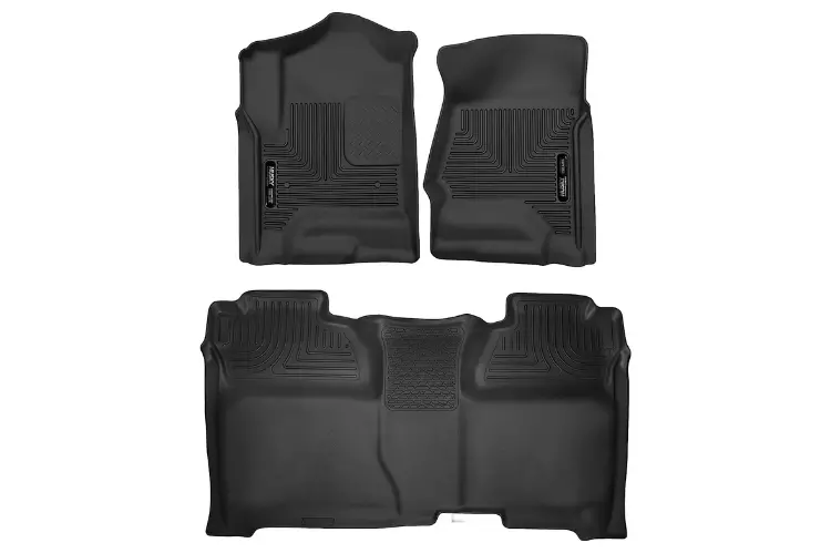 Husky Liners 53908 Gmc Sierra 2500Hd/3500Hd 2014-2019 X-Act Contour Floor Mats Set Crew Cab Black 1