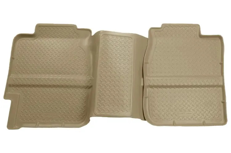 Husky Liners 61363 Gmc Sierra 2500Hd/3500Hd 1999-2007 Classic Style Rear Floor Liners Extended Cab Tan 1