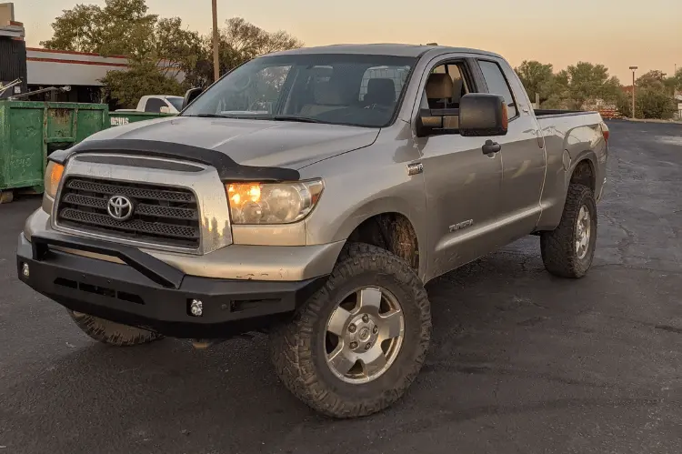 Ici Aluminum Toyota Tundra 2007-2021 Alumilite Front Bumper Non Winch With Optional Bolt-On Rt Series Light Bracket Al-Fbm62tyn-Rt 2