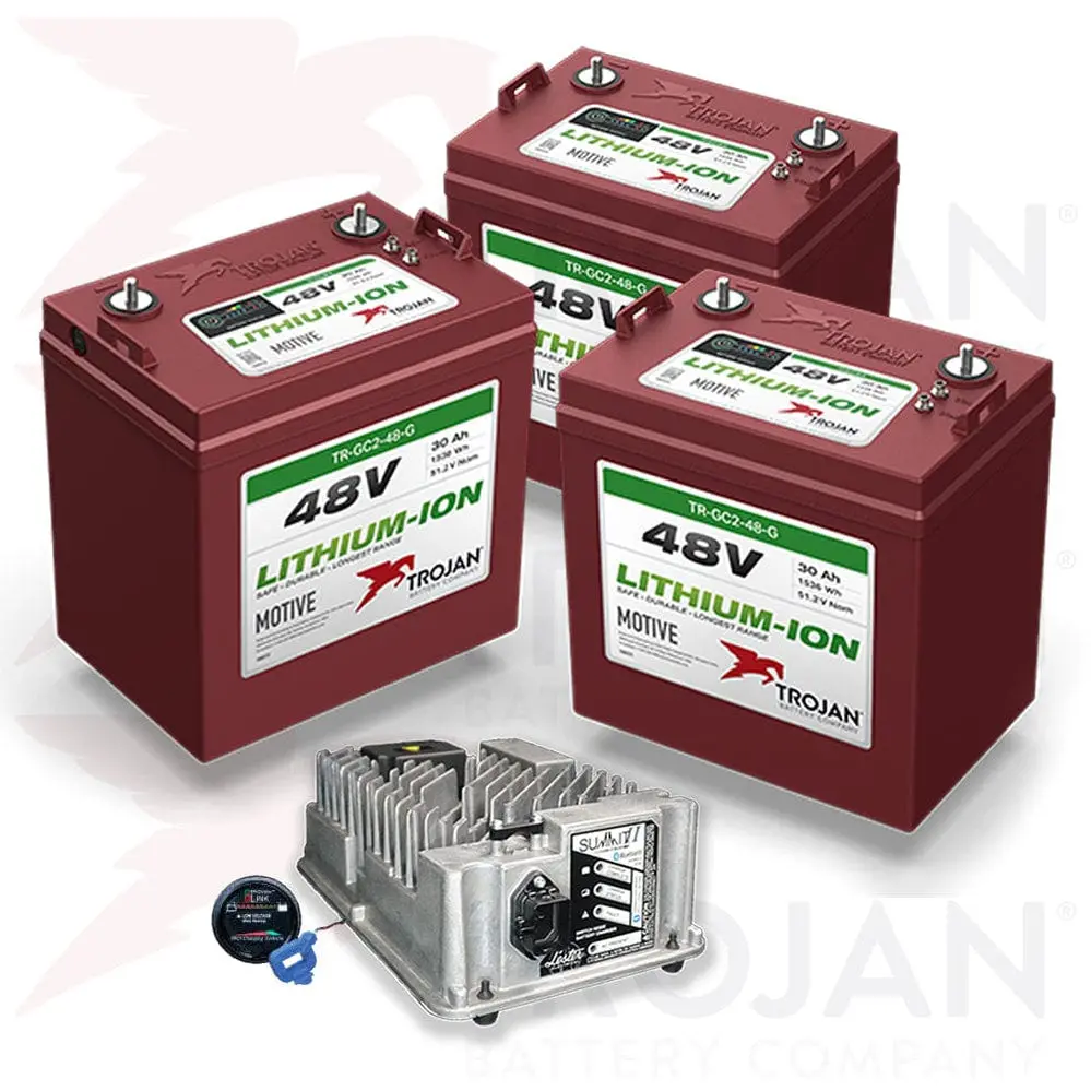 Trojan 48V Golf Cart Lithium Bundle 1