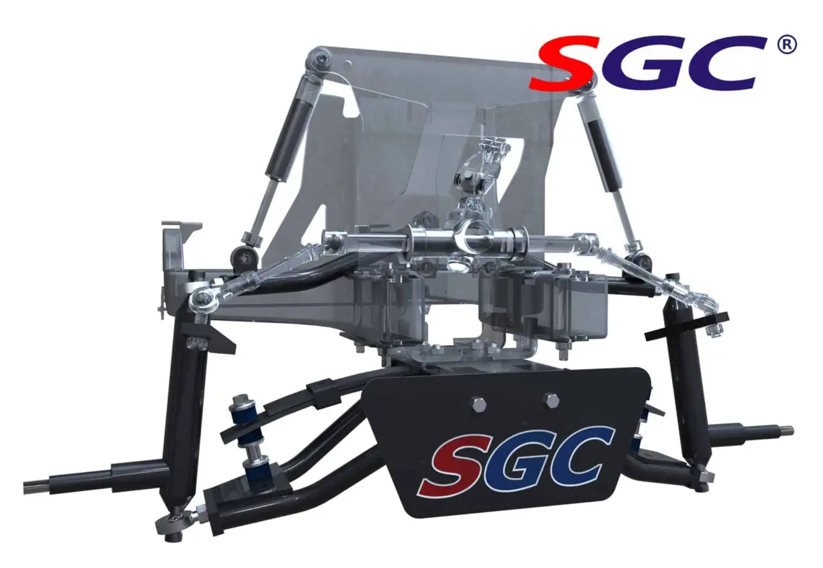 Sgc Lift Kit – 4” Heavy Duty Double A-Arm Suspension For Club Car Precedent / Tempo (2004-Up) 1