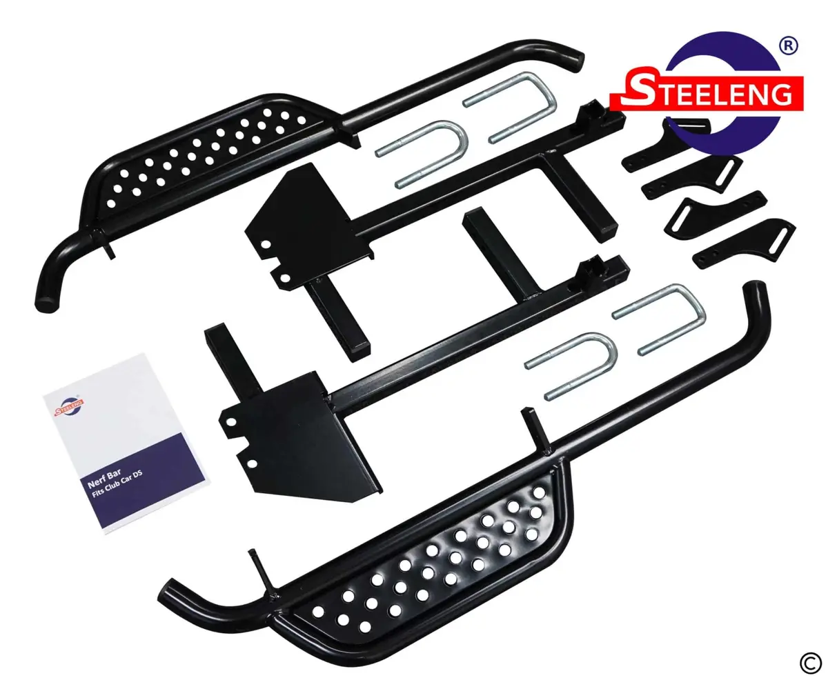 Nerf Bars (Running Boards) For Club Car Ds (Set Of 2) (2004-2013) 1