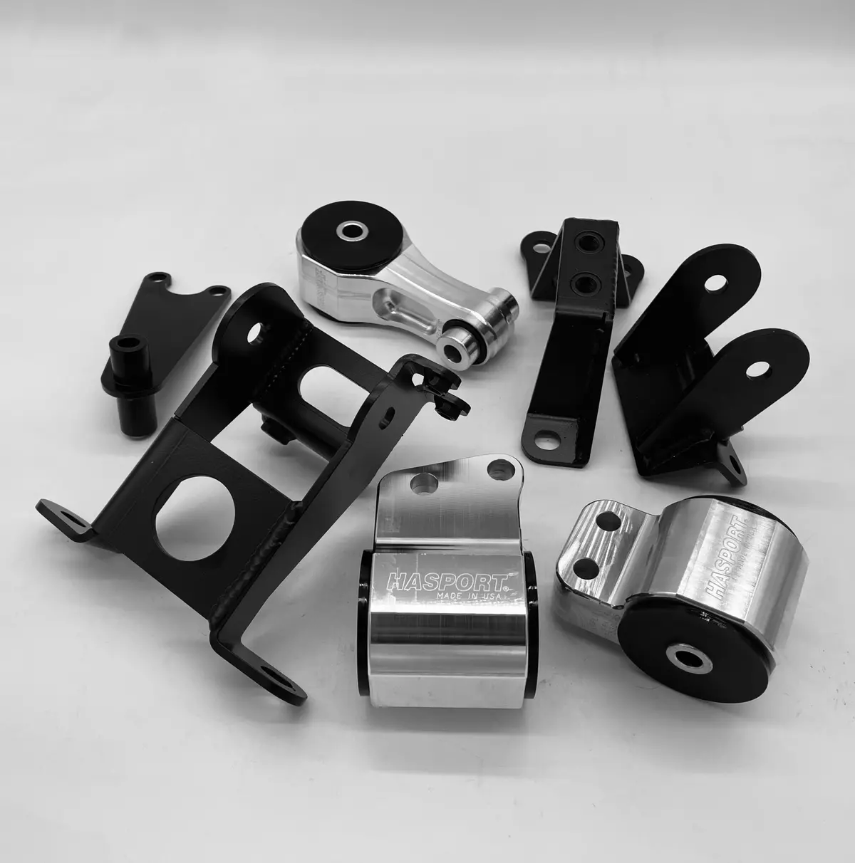 Hasport Performance Billet Motor Mounts - 06-11 Civic R18 With K-Swap 1