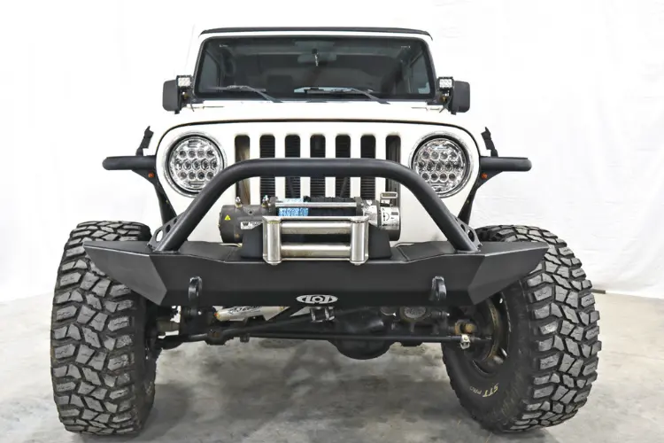 Lod Offroad Destroyer Front Bumper Jeep Wrangler Yj & Tj 1987-2006 Full-Width With Bull Bar Guard Jfb9675 1