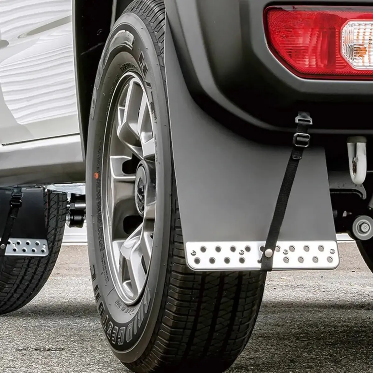 Old School Mudflaps - Black (Jimny Year 2018+) 1