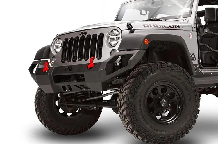 Fab Fours Jk07-D1851-1 Jeep Wrangler Jk 2007-2018 Vengeance Front Bumper No Guard 1