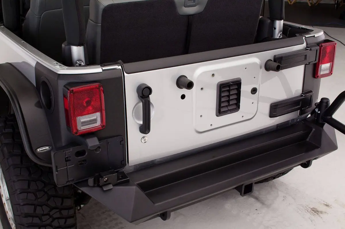 Fab Fours Jk07-Y1251-1 Rear Bumper Jeep Wrangler Jk 2007-2018 1