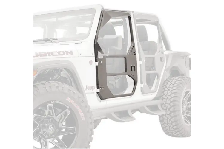 Fab Fours Jl1030-1 Jeep Wrangler Jl 2018-2024 Full Surround Front Tube Door 1