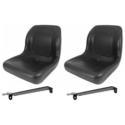 2 Gator Loader Compact Lawn Mower Garden Tractor Seat W/ Flip Bracket 1