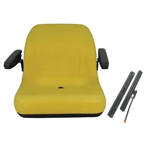 Skid Loader Compact Lawn Mower Garden Tractor Seat W/ Arm Rests 1