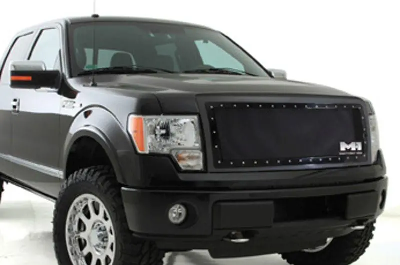2004-2008 Smittybilt Ford F150 M-1 615833 Wire Mesh Grilles Black 2