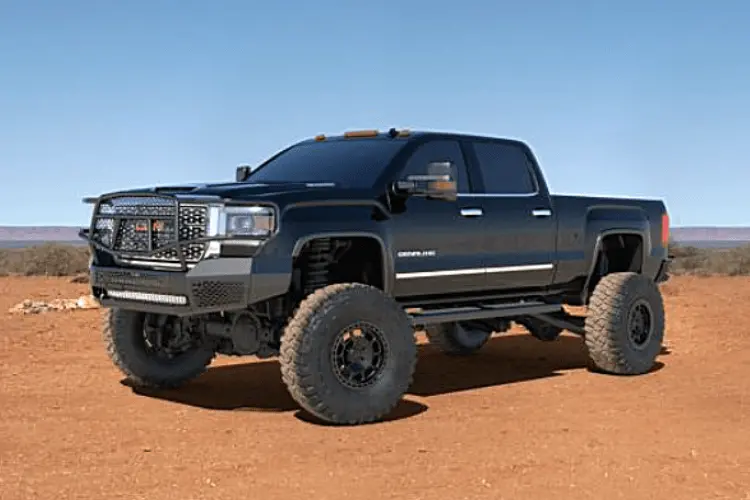Ranch Hand Mfg151bm1 2015-2019 Gmc Sierra 2500/3500 Midnight Series Front Bumper With Grille Guard 1