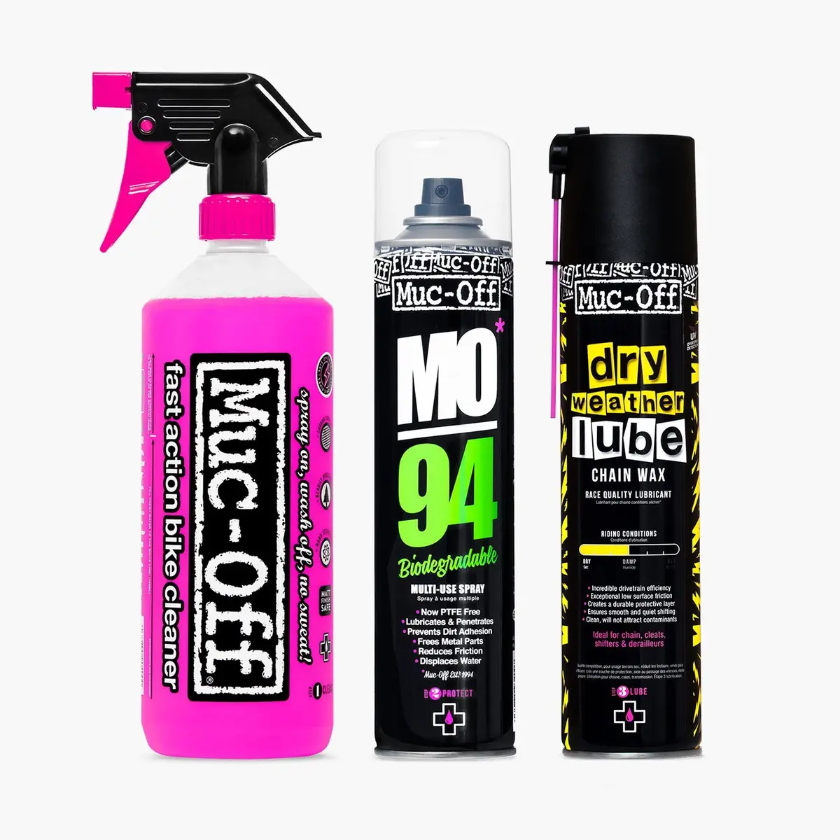 Clean, Protect & Dry Lube Aerosol  Bundle 1