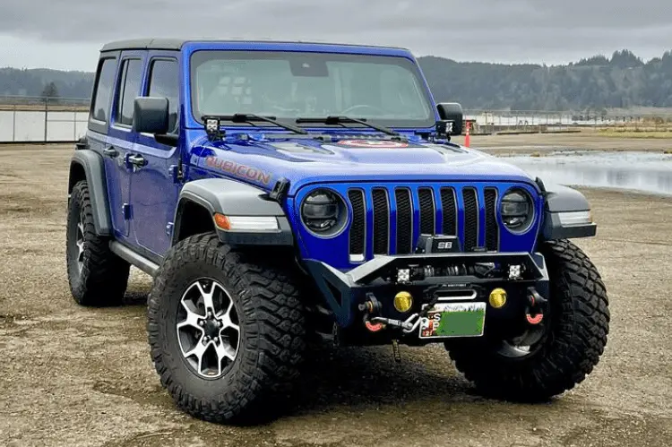 Magnum Raptor Series Jeep Wrangler Jl Front Bumper 2018-2025 Fbm22jpn-Rt Stubby Winch Ready With Rt Series Light Bracket 1
