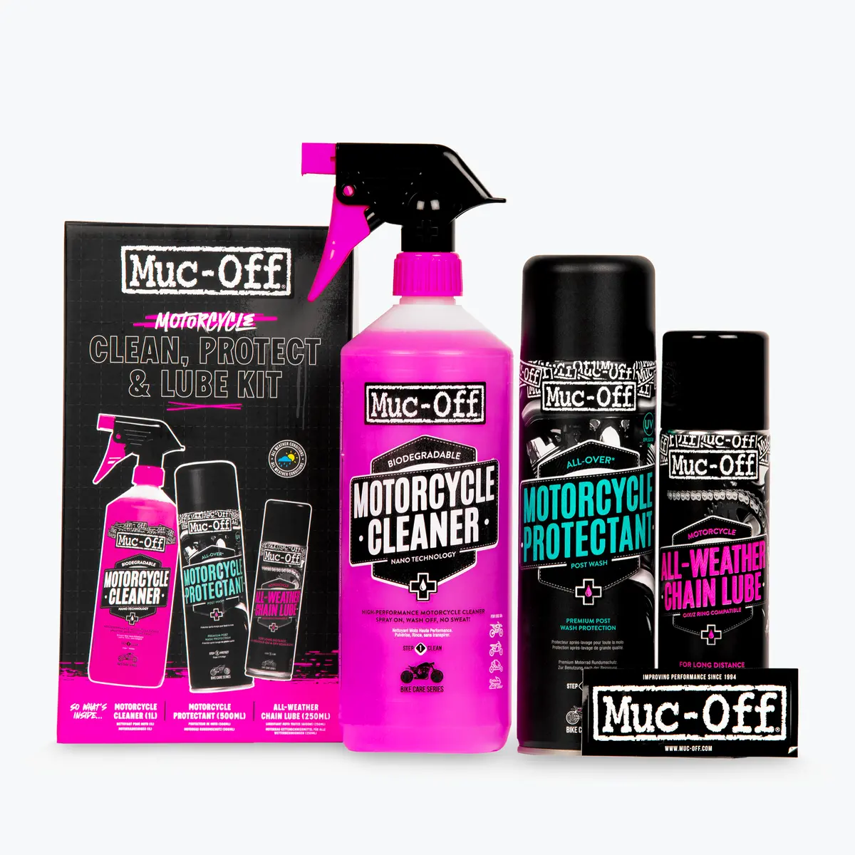 Motorcycle Clean Protect Lube Kit 1