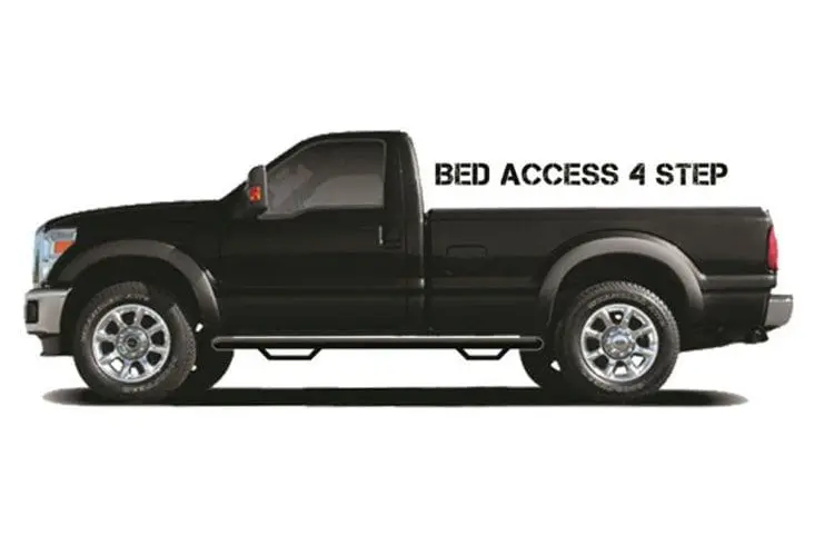 N-Fab F9984rc-4 1999-2016 Ford F250/F350 Super Duty 8' W2w Nerf Step System 2