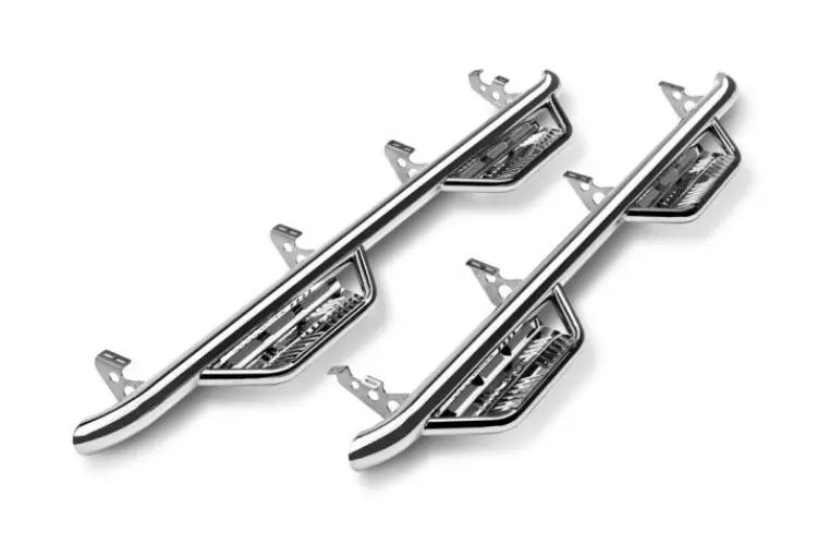 N-Fab Hpc1575cc-Ss Gmc Sierra 2500Hd/3500Hd 2015-2016 Podium Ss Steps Crew Cab 1