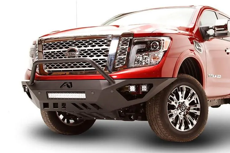 Fab Fours Nt16-D3752-1 Nissan Titan Xd 2016-2024 Vengeance Front Bumper Sensor With Pre-Runner Guard 1