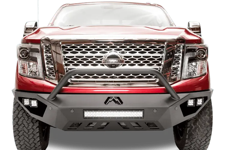 Fab Fours Nt16-D3752-1 Nissan Titan Xd 2016-2024 Vengeance Front Bumper Sensor With Pre-Runner Guard 2