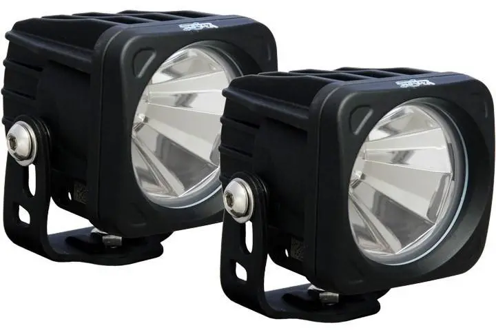 Visionx Op120kit 3'' Square Optimus Single Auxiliary Fog Light 1