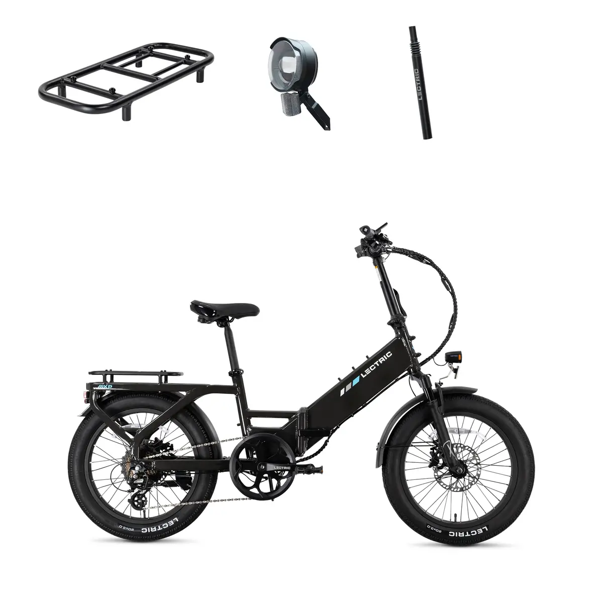 Xp4 750 Step-Thru Tempest Grey + Free Levelup Rack, Suspension Seat Post, & Elite Headlight ($375 Value) [Ca] 1