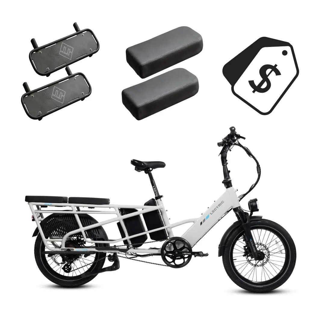 Xpedition2 Stratus White Long-Range Dual-Battery + Free Running Boards, Cushions, Elite Headlight, Suspension Seat Post, Orbitor, Fast Charger ($694 Value) 2