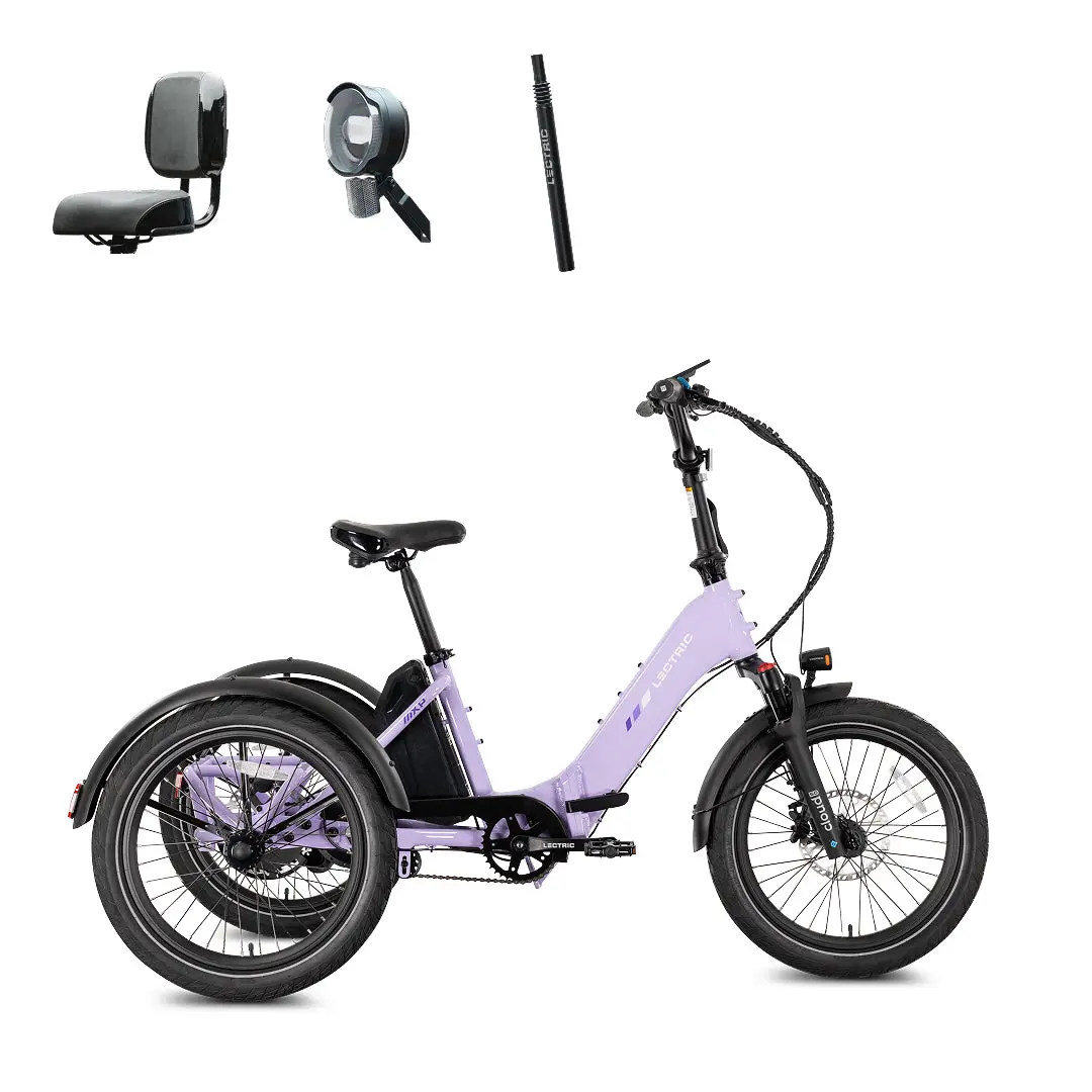 Xp Trike2 750 Lavender Haze + Free Support Seat, Elite Headlight, Suspension Seat Post ($367 Value) [Ca] 1