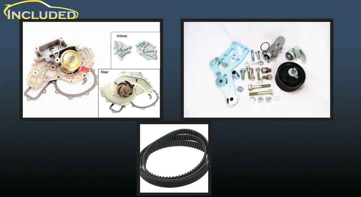 Tb8586 Aa - Timing Belt & Water Pump Kit - Using The P.K. Tensioner (1985-1986) - Pre-Order 1