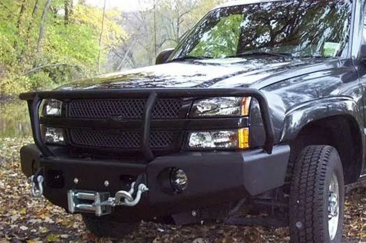 Trailready 10500G Gmc Yukon And Yukon Xl 2500 1999 -2006 Extreme Duty Front Bumper Winch Ready With Full Guard 2