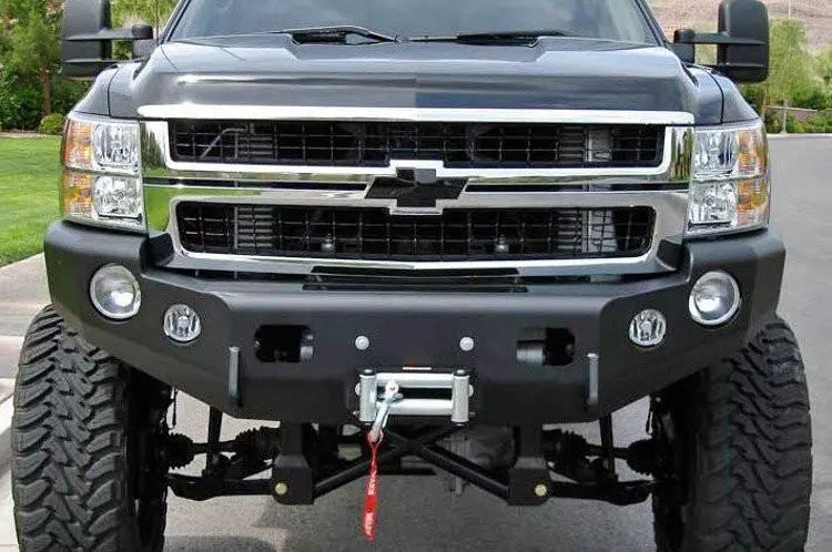 Trailready 10655B Chevy Tahoe And Suburban 2015-2020 Front Bumper Winch Ready Base 1