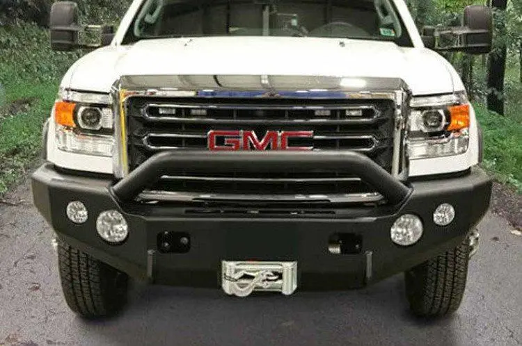 Trailready 10651P Chevy Tahoe And Suburban 2007-2014 Extreme Duty Front Bumper Winch Ready With Pre-Runner Guard 1