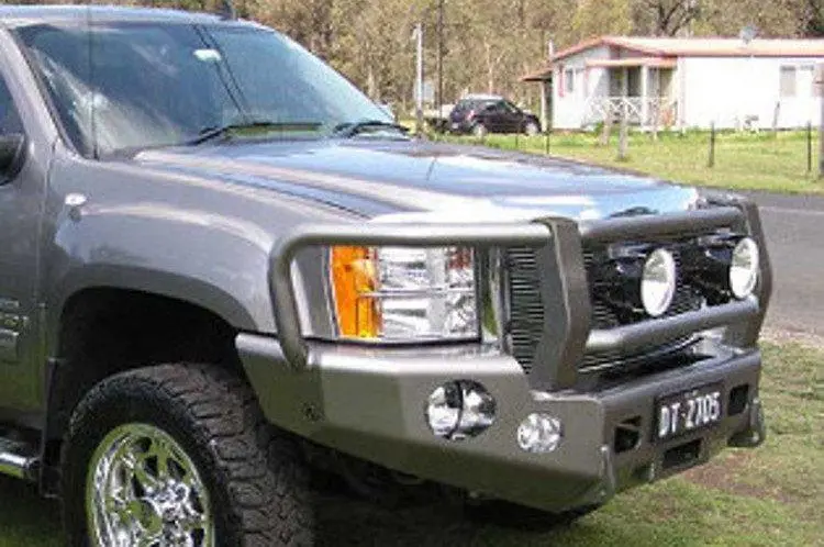 Trailready 10730G Chevy Silverado 1500 2014-2015 Extreme Duty Front Bumper Winch Ready With Full Guard 1