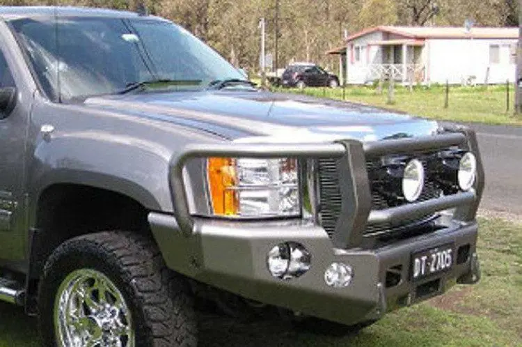 Trailready 10850G Gmc Sierra 2500/3500 2011-2014 Extreme Duty Front Bumper Winch Ready With Full Guard 1