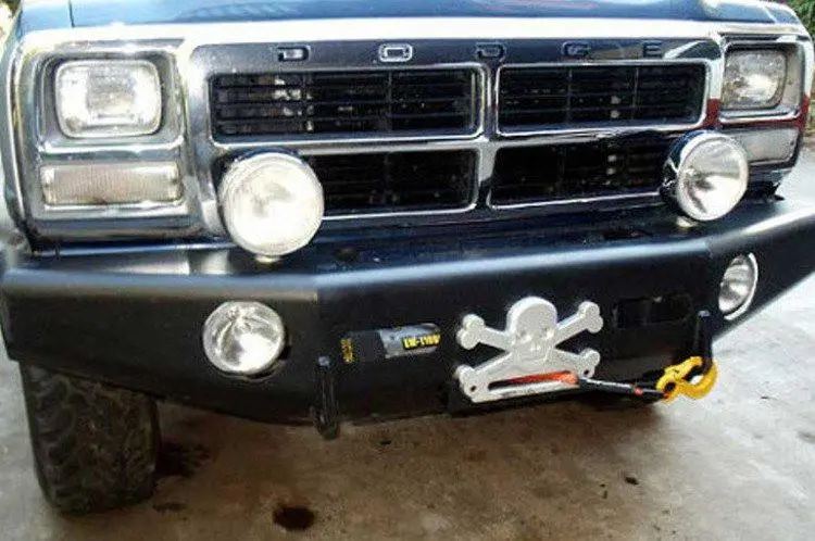 Trailready 11100B Dodge Ram 1500 1989-1993 Extreme Duty Front Bumper Winch Ready Base 1