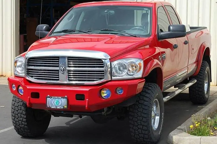 Trailready 11400B Dodge Ram 1500 2002-2005 Extreme Duty Front Bumper Winch Ready Base 1