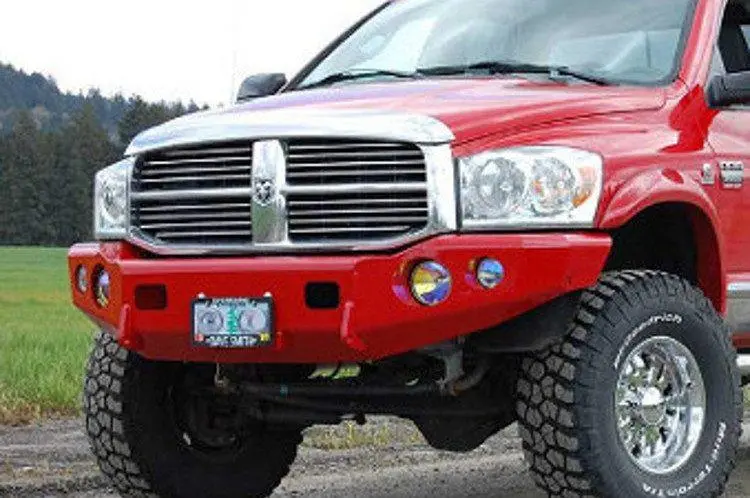 Trailready 11600B Dodge Ram 2500/3500 2006-2009 Extreme Duty Front Bumper Winch Ready Base 1