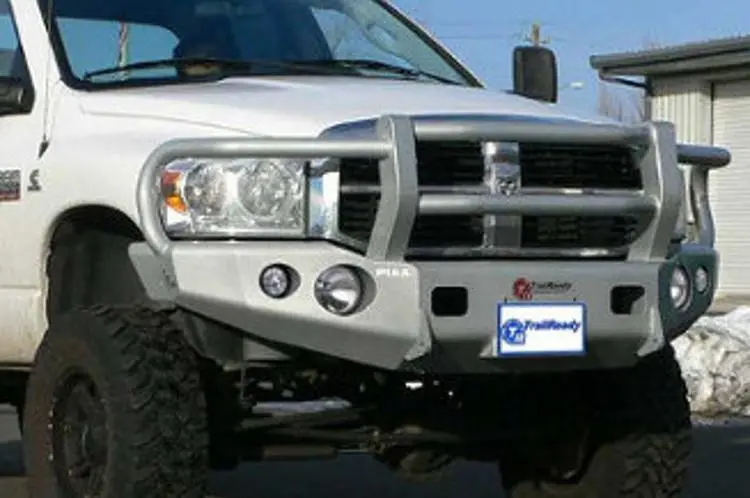 Trailready 11600G Dodge Ram 2500/3500 2006-2009 Extreme Duty Front Bumper Winch Ready With Full Guard 1