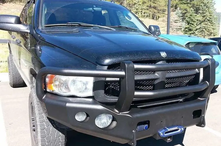 Trailready 11601G Dodge Ram 1500 2006-2008 Extreme Duty Front Bumper Winch Ready With Full Guard 1