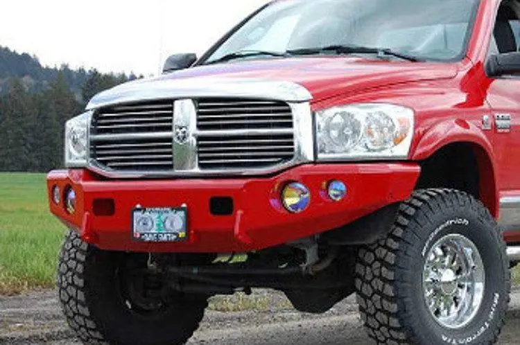 Trailready 11650B Dodge Ram 2500/3500 2010-2018 Extreme Duty Front Bumper Winch Ready Base 1