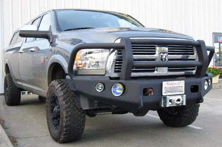 Trailready 11675G Dodge Ram 1500 2009-2018 Extreme Duty Front Bumper Winch Ready With Full Guard 1