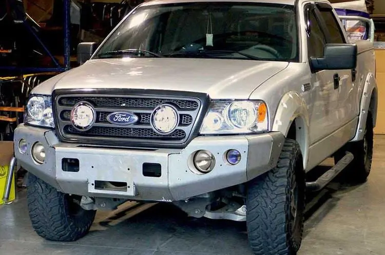 Trailready 12201B Ford F150 2004-2008 Extreme Duty Front Bumper Winch Ready Base 1