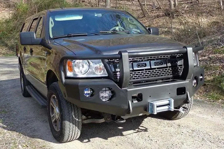 Trailready 12202G Ford F150 2009-2014 Extreme Duty Front Bumper Winch Ready With Full Guard 1