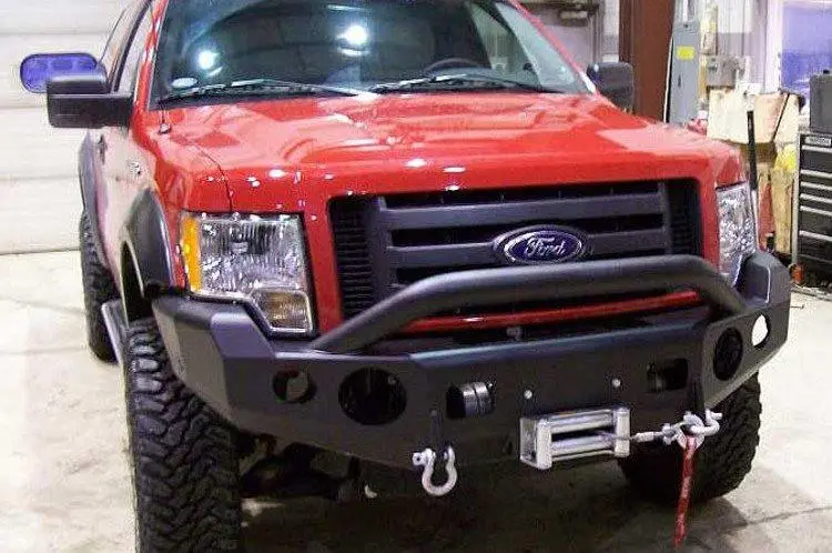 Trailready 12202P Ford F150 2009-2014 Extreme Duty Front Bumper Winch Ready With Pre-Runner Guard 1