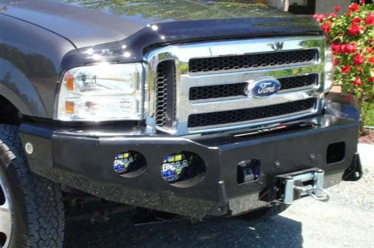 Trailready 12300B Ford F450/F550 Superduty 1998-2000 Extreme Duty Front Bumper Winch Ready Base 1