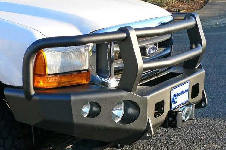 Trailready 12302G Ford F250/F350 Superduty 2004 Extreme Duty Front Bumper Winch Ready With Full Guard 1