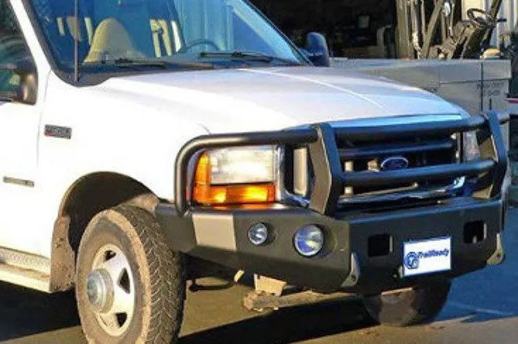 Trailready 12303G Ford F450/F550 Superduty 2005-2007 Extreme Duty Front Bumper Winch Ready With Full Guard 2